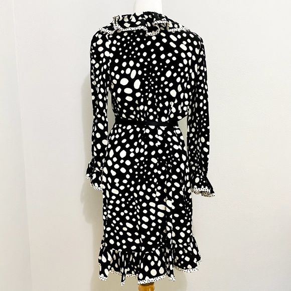 Marc Jacobs Silk Ruffle Wrap Dress - Picture 2 of 4